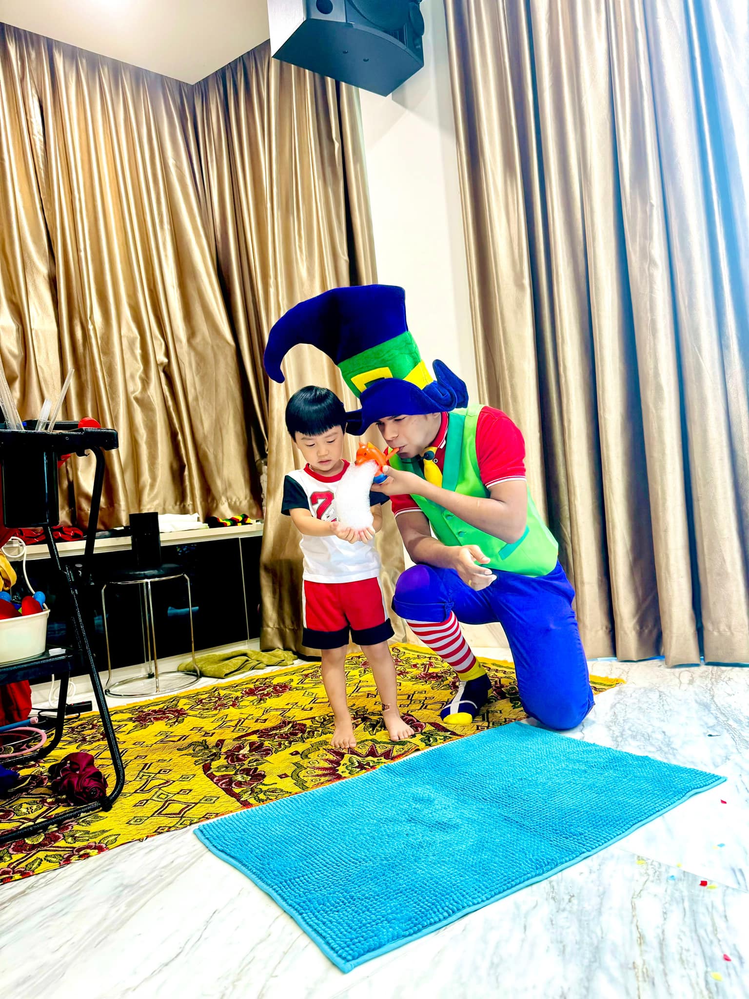 bubble show robin rasa