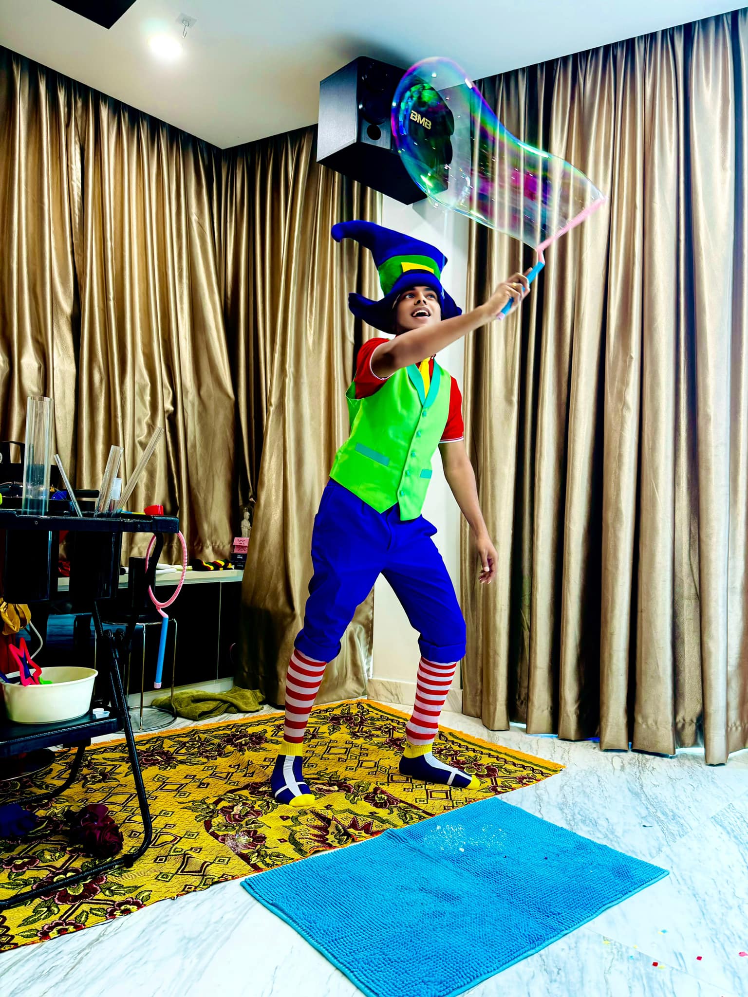 bubble show chandran