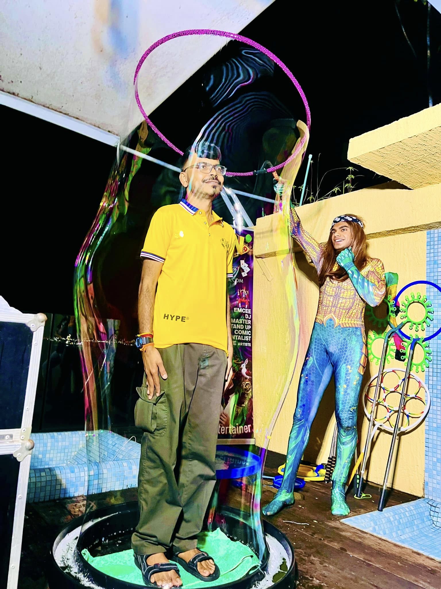 singapore bubble show